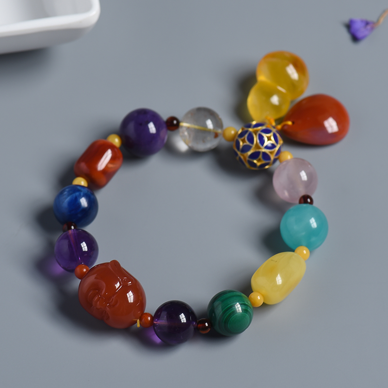 13mm圆珠手串-红掌柜