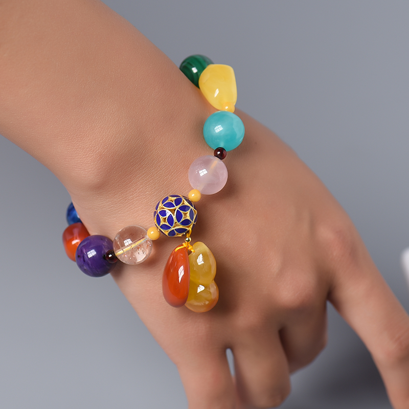 天然多宝手串-红掌柜