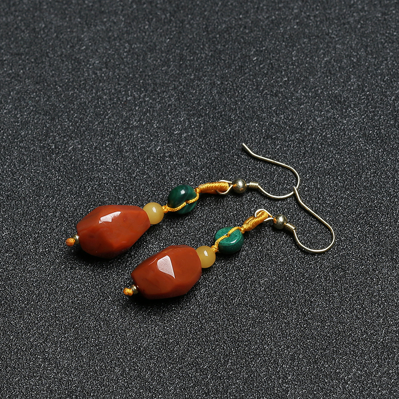 川料天然南红随形两件套-红掌柜