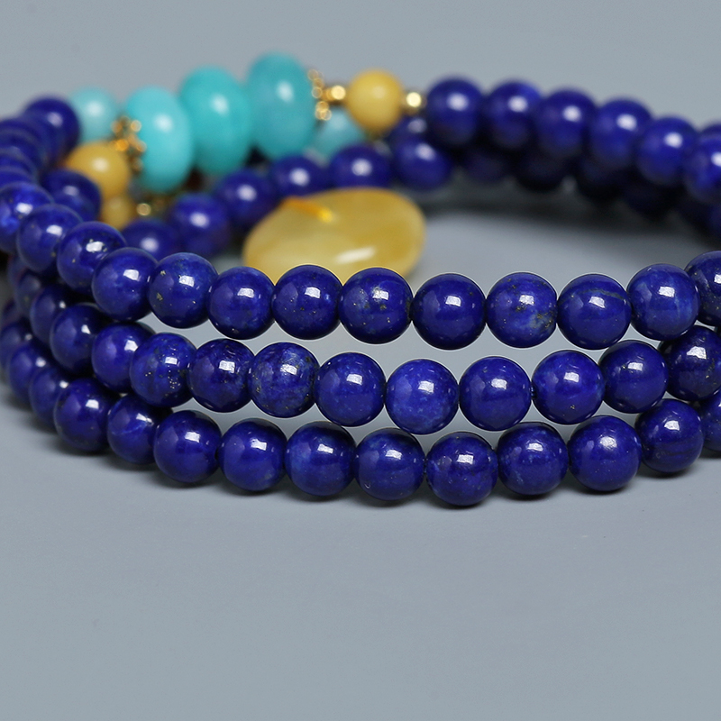 5mm天然青金石手链-红掌柜