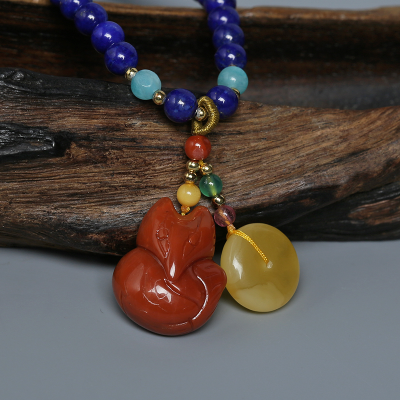 5mm阿富汗青金石手链-红掌柜