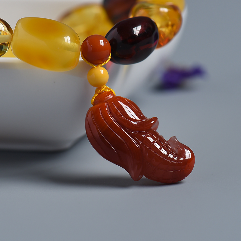 南红吊坠-红掌柜