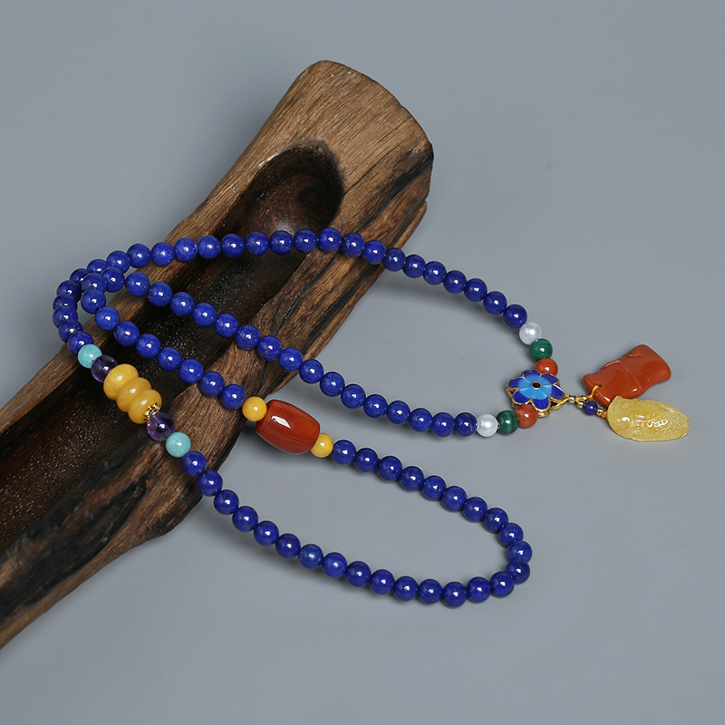 天然青金石手链-红掌柜