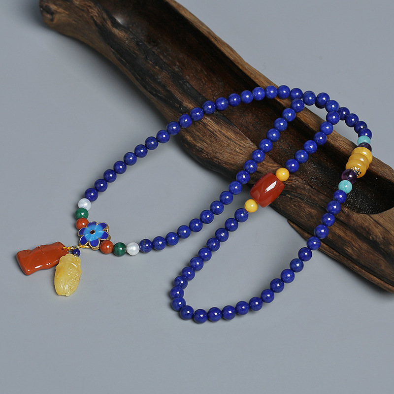 5.5mm~6mm青金石手链-红掌柜