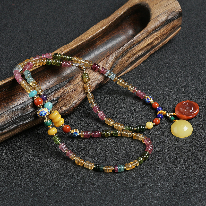 巴西碧玺手链-红掌柜