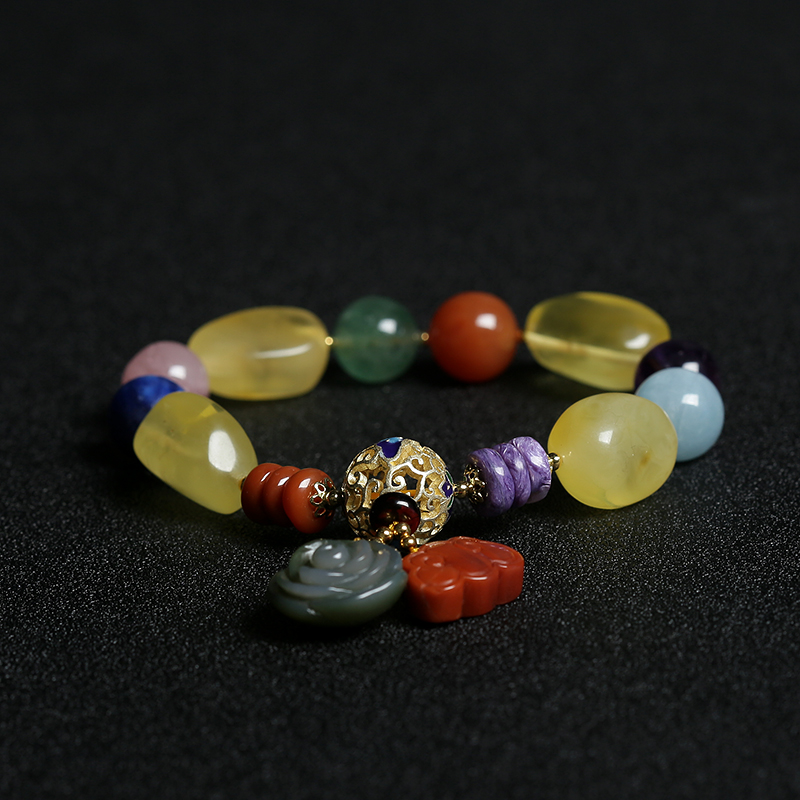 多宝单圈手串-红掌柜