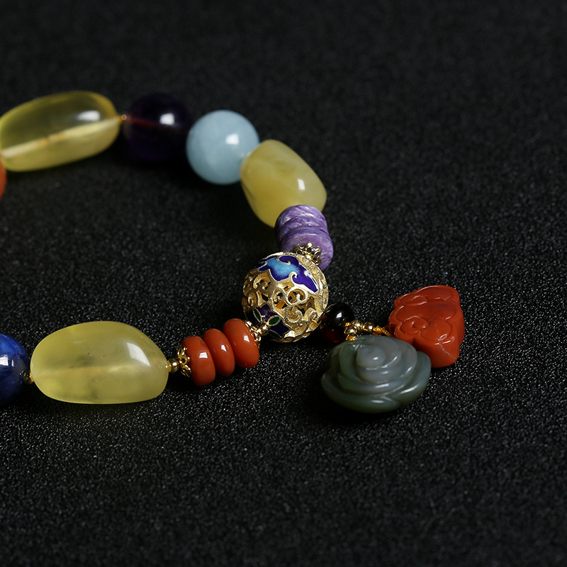 天然单圈手串-红掌柜