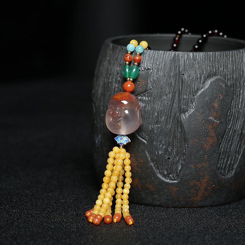 冰飘南红项链-红掌柜