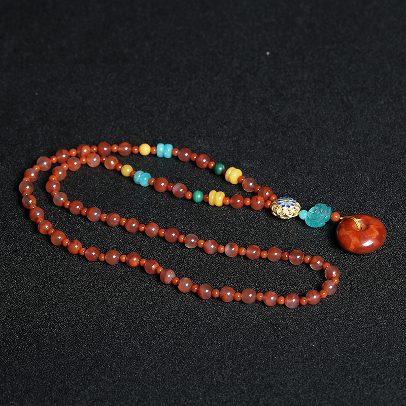 南红项链-红掌柜