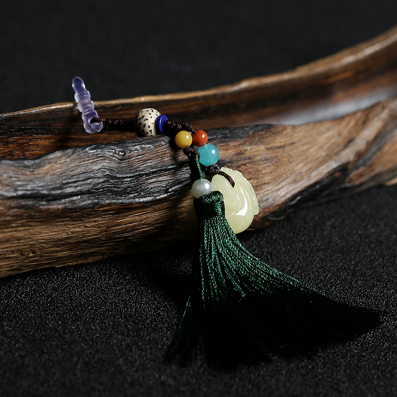 蜜蜡手机链-红掌柜