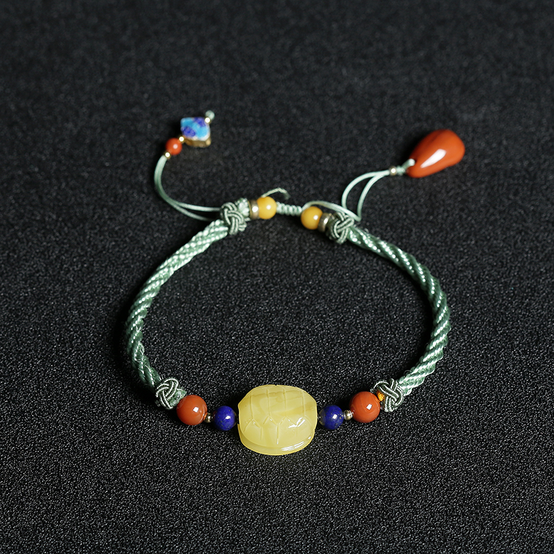 天然蜜蜡-红掌柜