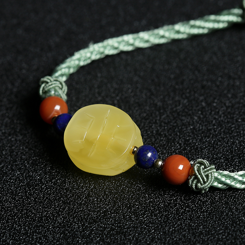 蜜蜡、南红手链-红掌柜