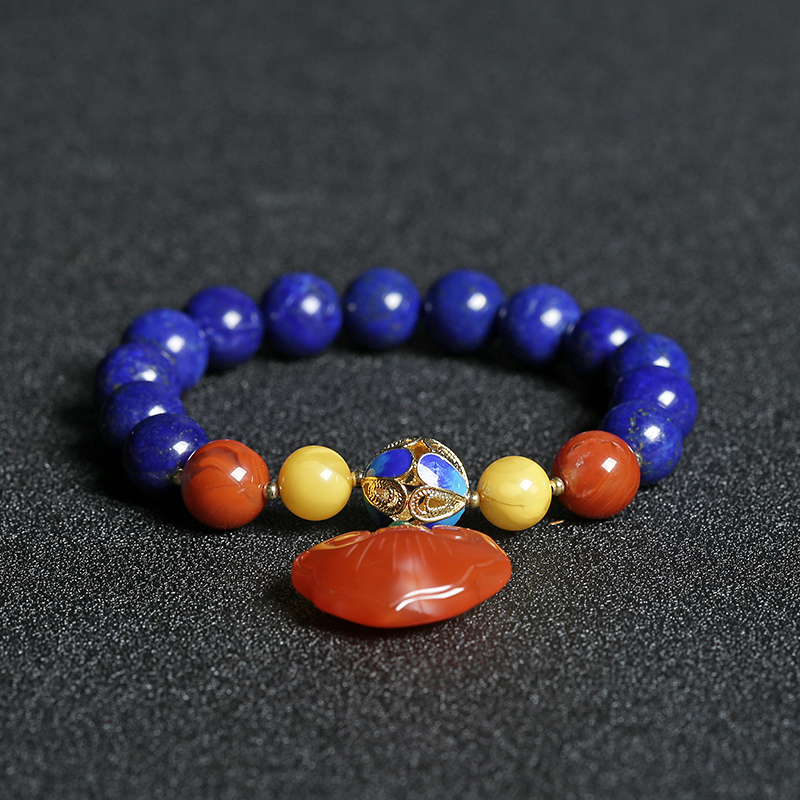 青金石手链-红掌柜