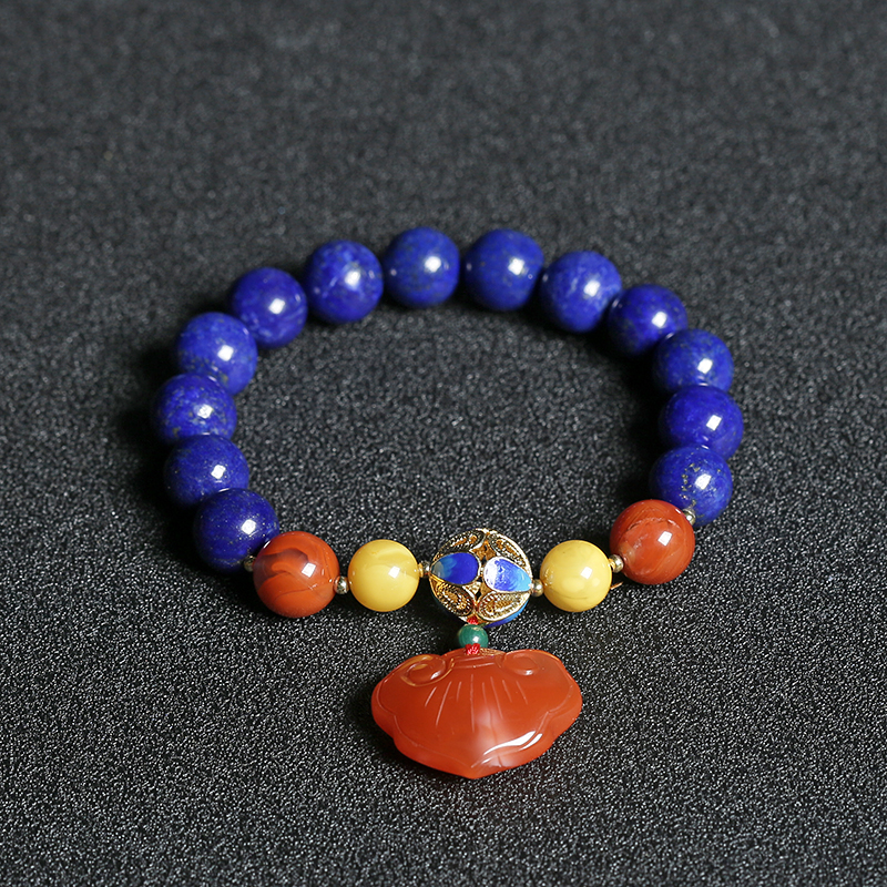 青金石手串-红掌柜