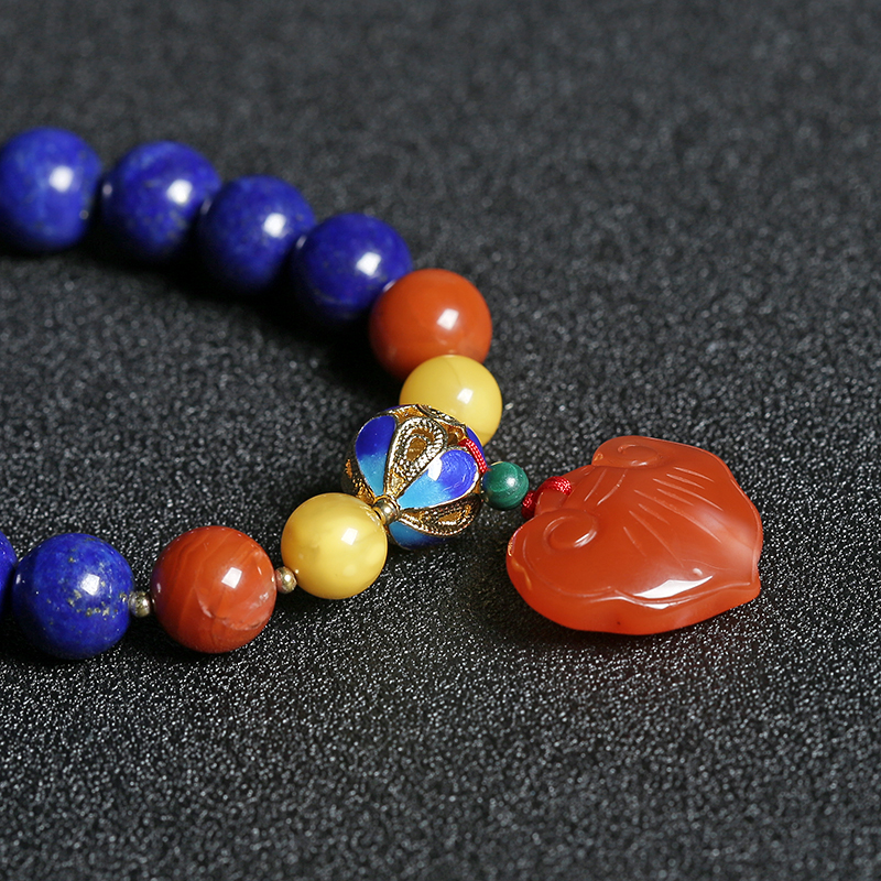 阿富汗青金石手链-红掌柜