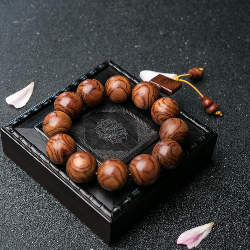 鬼眼黄花梨手串-红掌柜