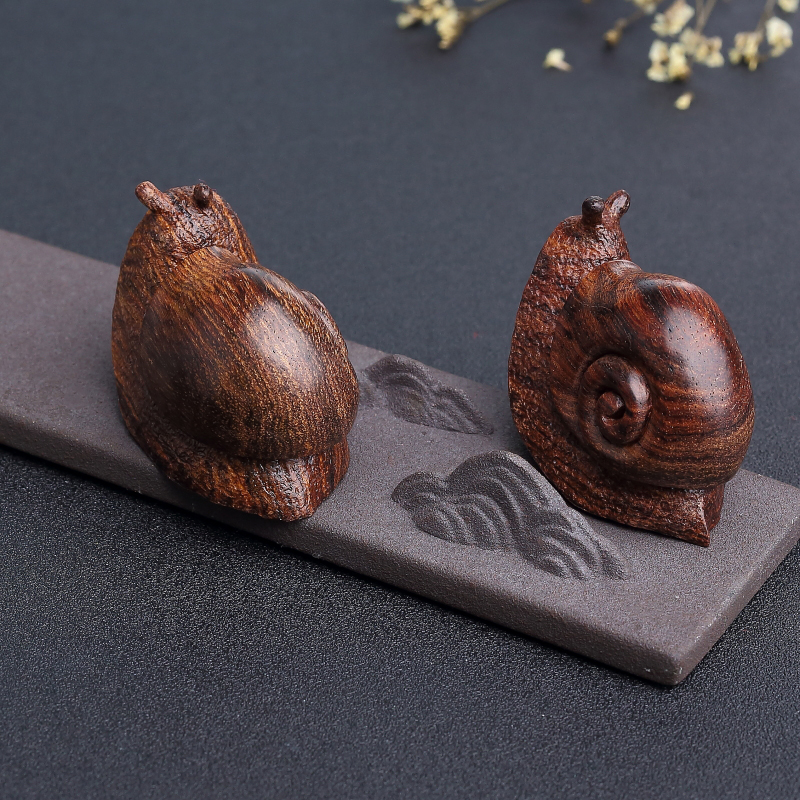 黄花梨手把件-红掌柜