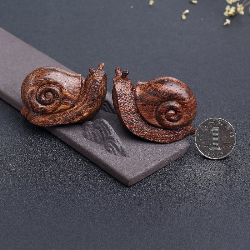 黄花梨手把件-红掌柜