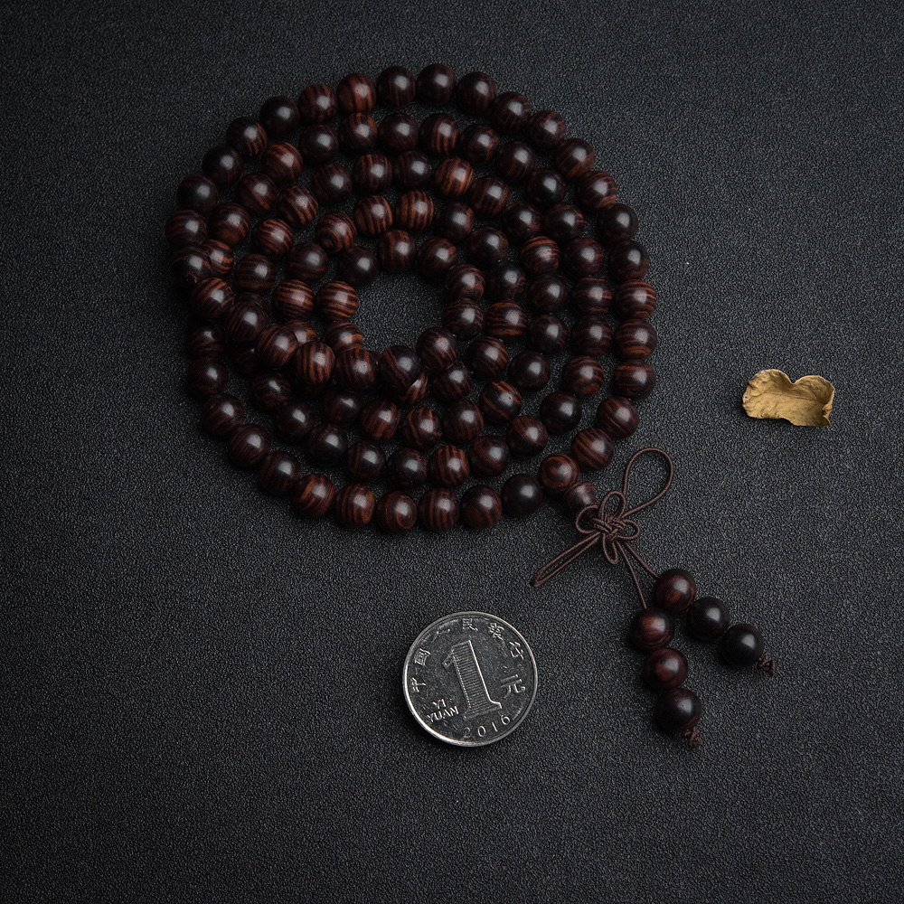 黄花梨佛珠-红掌柜