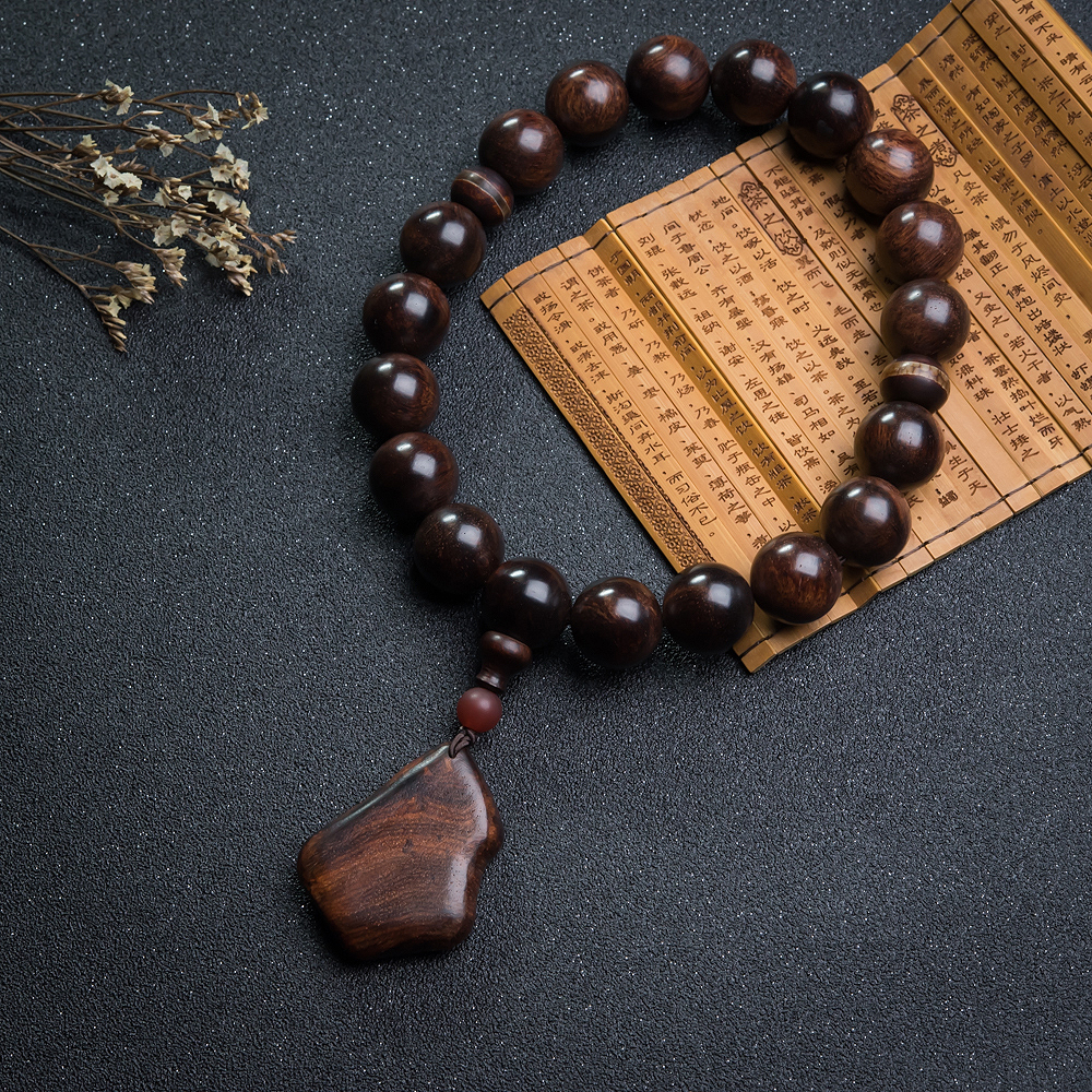 海南黄花梨手持-红掌柜