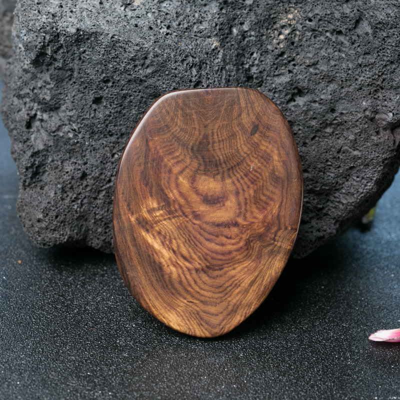 海南水波纹黄花梨刮痧板-红掌柜