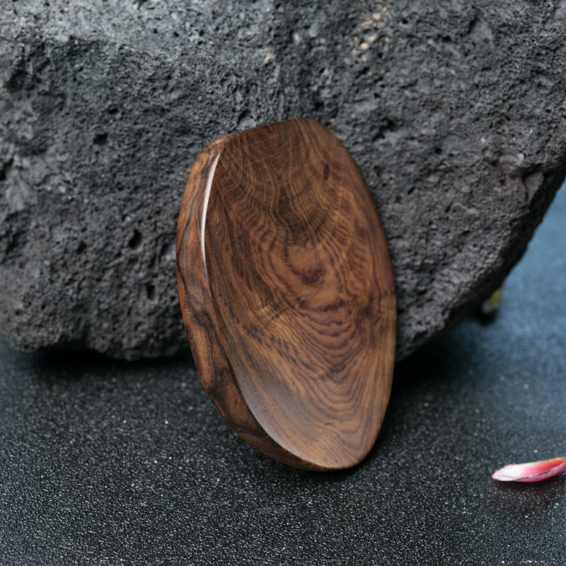 水波纹黄花梨刮痧板-红掌柜