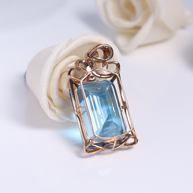 托帕石吊坠 - 红掌柜