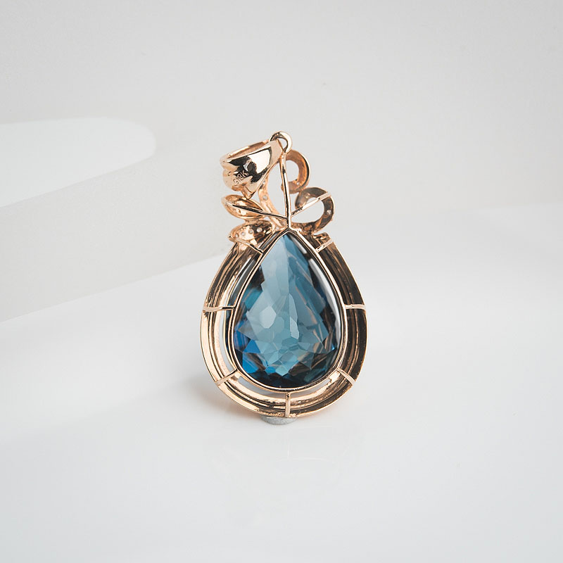 托帕石吊坠-红掌柜