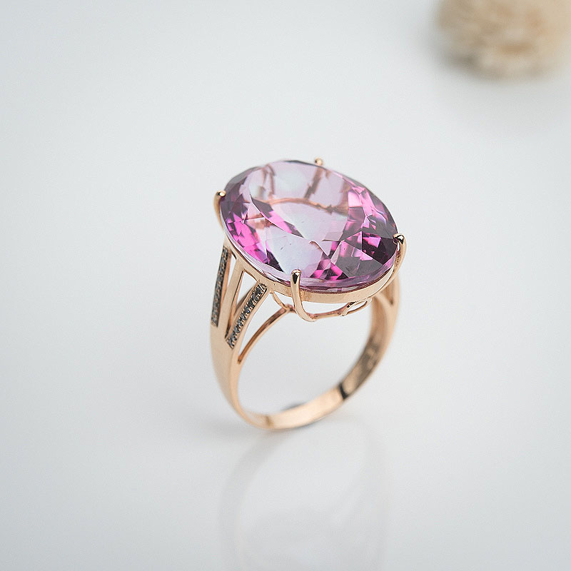 巴西托帕石戒指-红掌柜