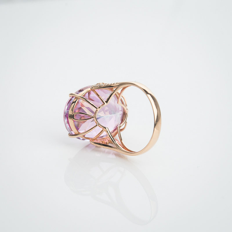 天然托帕石戒指-红掌柜