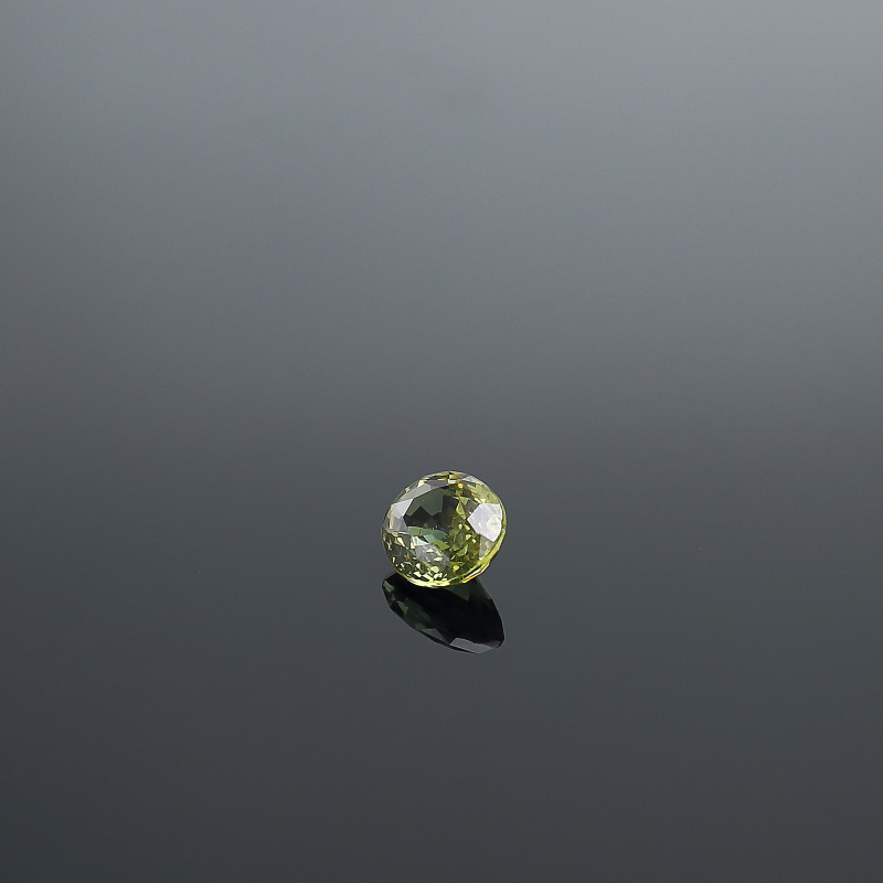 斯里兰卡金绿宝石变石戒面-红掌柜