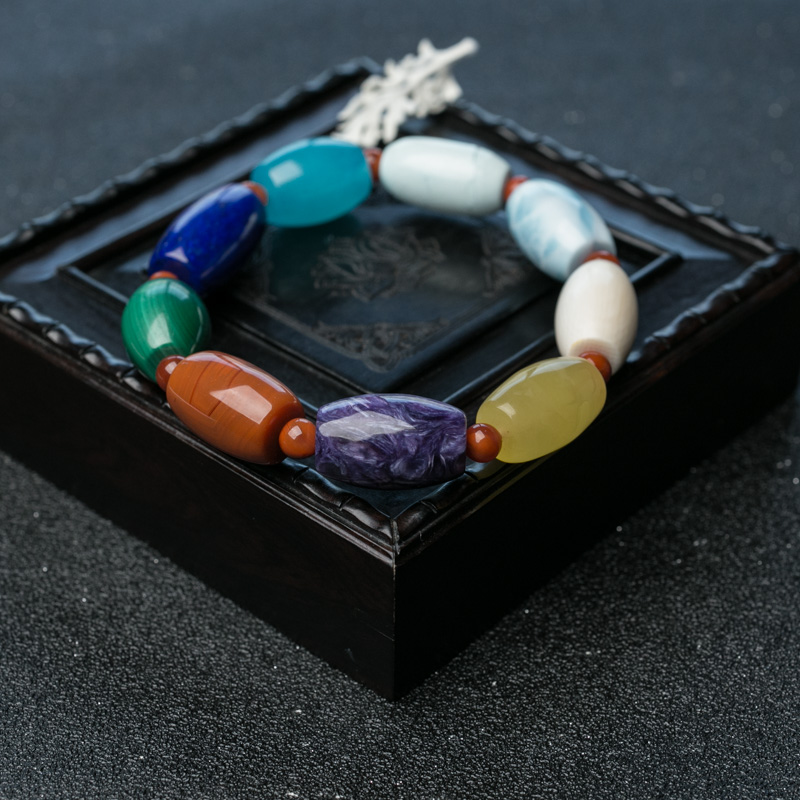 多宝桶珠手串-红掌柜