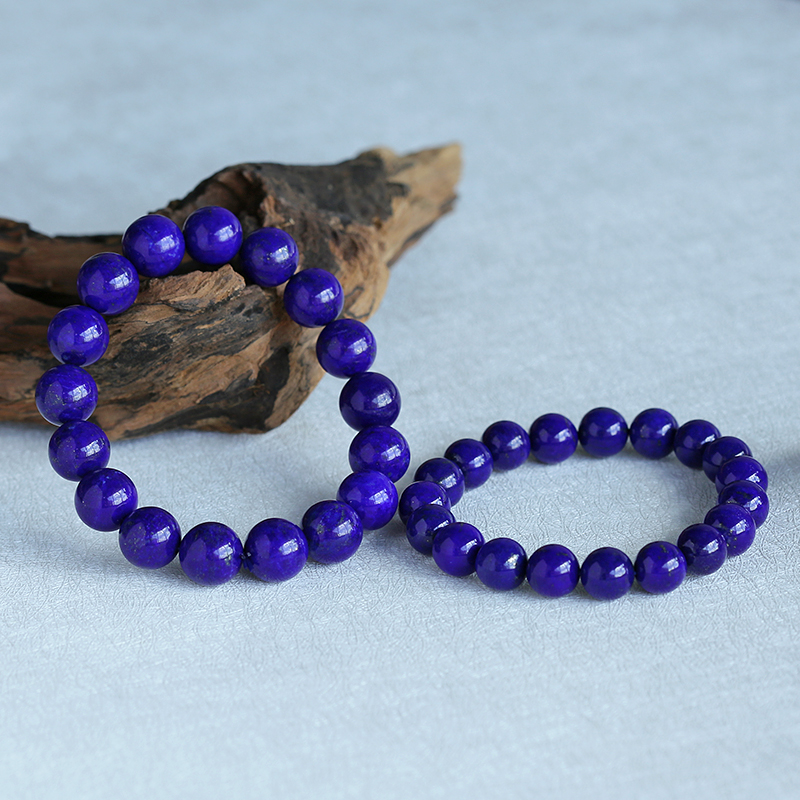 阿富汗天然青金石情侣手串-红掌柜