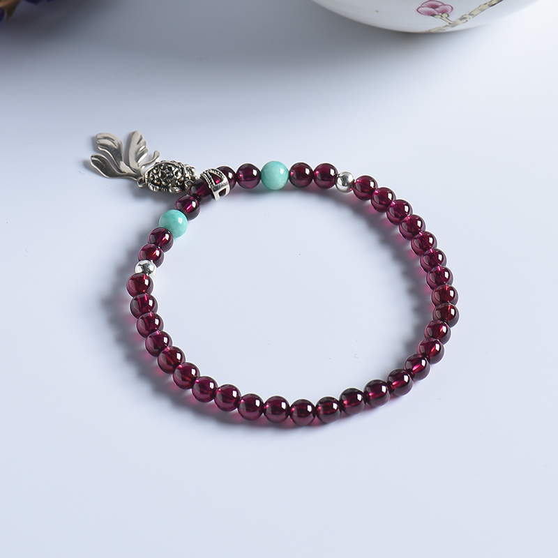 石榴石手串 - 红掌柜