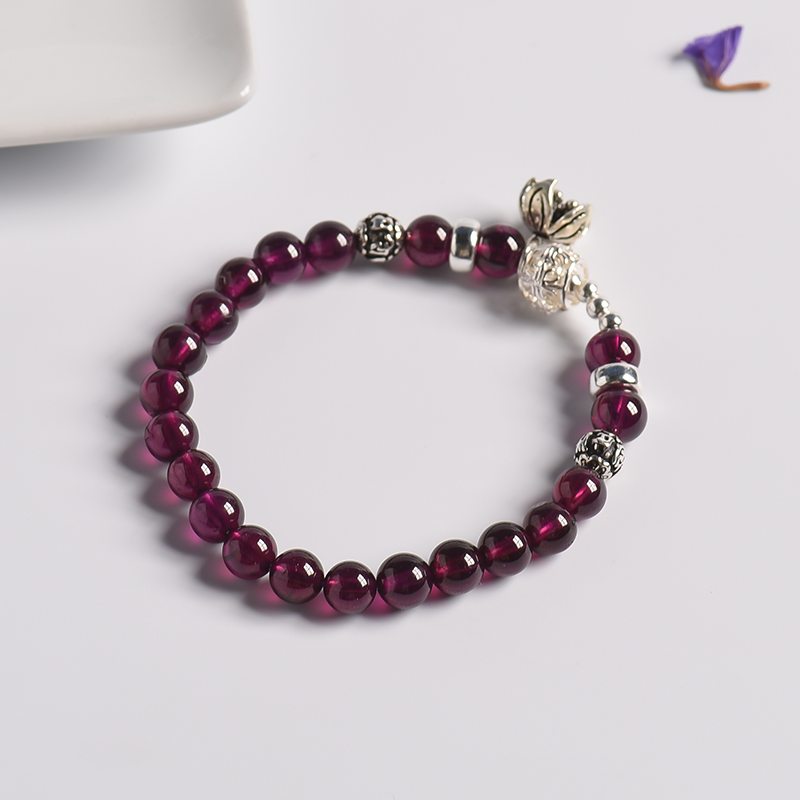 石榴石单圈手串-红掌柜