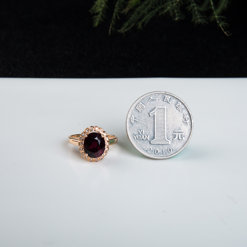 石榴石戒指-红掌柜