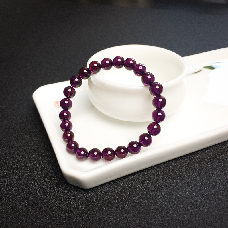 7.5mm紫色石榴石-红掌柜