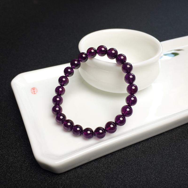 7.5mm紫色石榴石-红掌柜