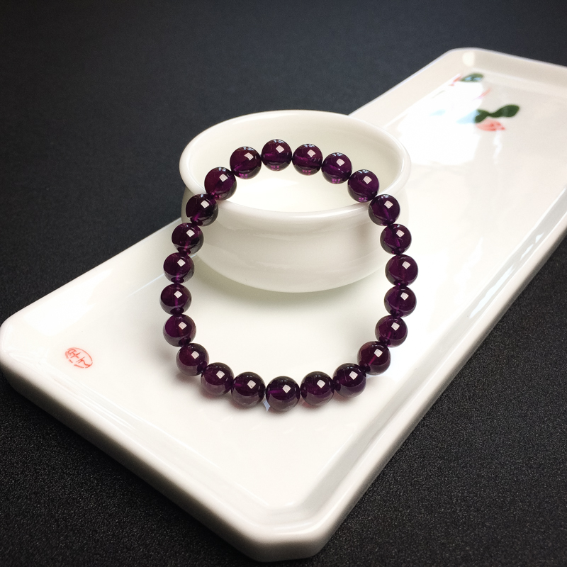 石榴石手串-红掌柜