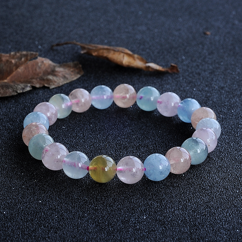 多彩摩根石手串 - 红掌柜