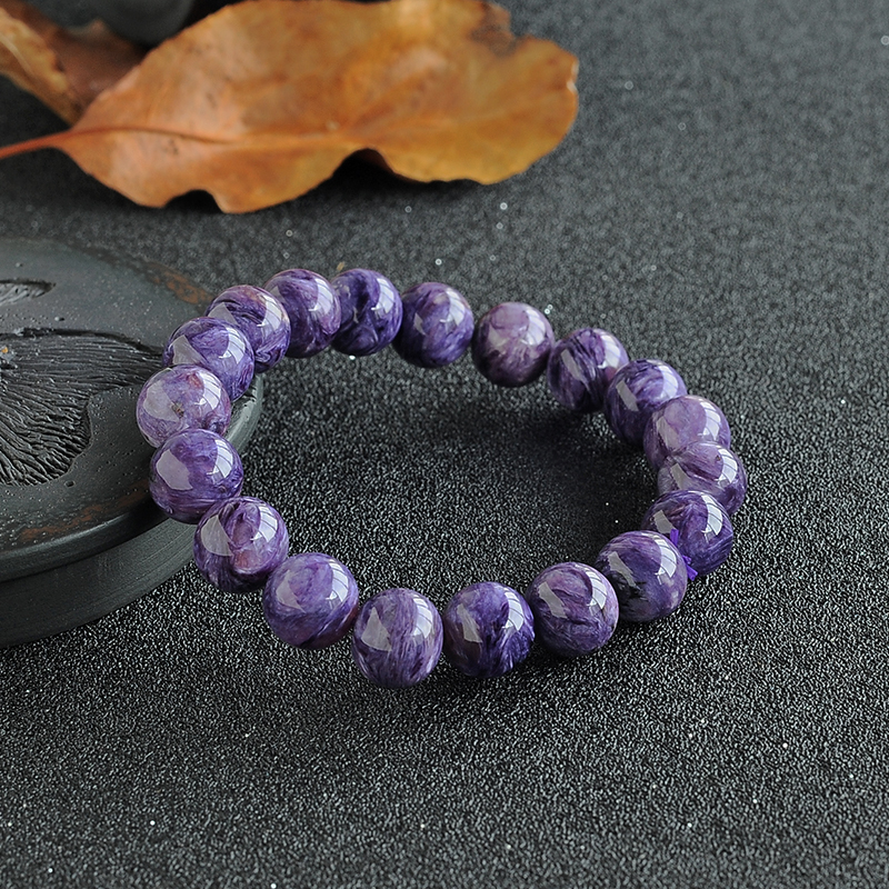 天然紫龙晶手串-红掌柜