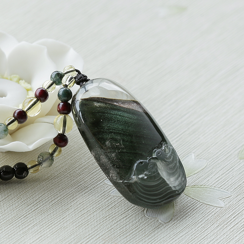 绿幽灵吊坠-红掌柜