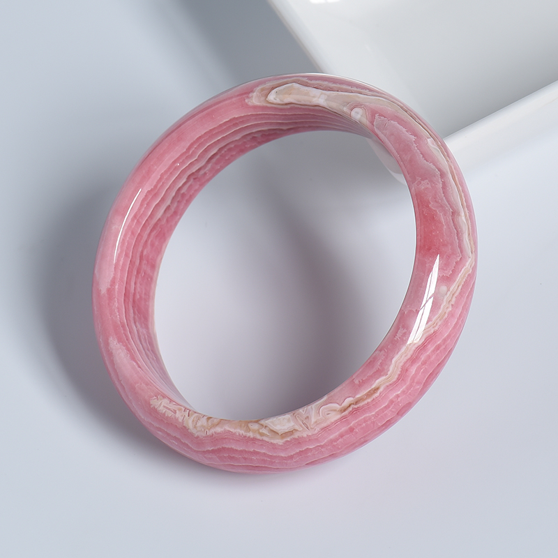 红纹石平安镯 - 红掌柜