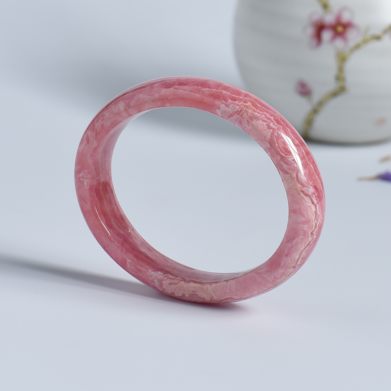 天然63#红纹石贵妃镯 - 红掌柜