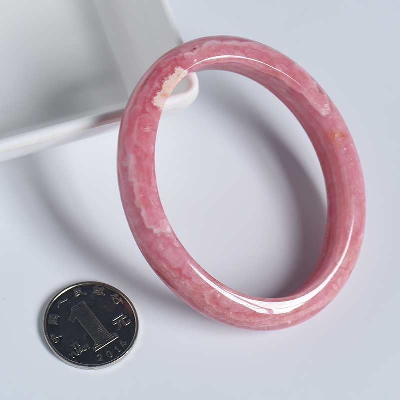 天然红纹石贵妃镯 - 红掌柜