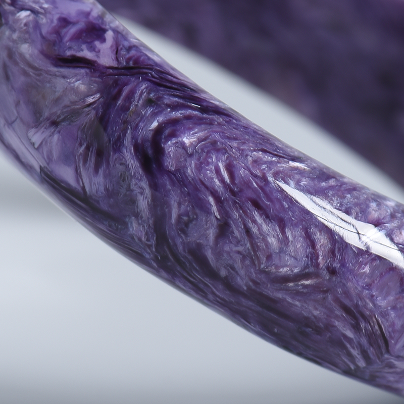 巴西60#紫龙晶平安镯 - 红掌柜