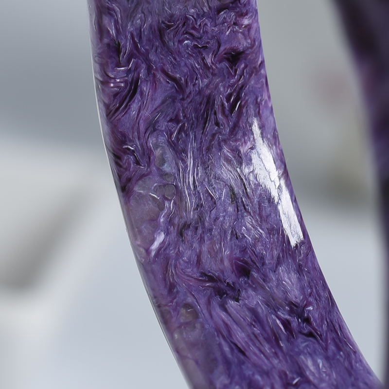 巴西紫龙晶平安镯 - 红掌柜