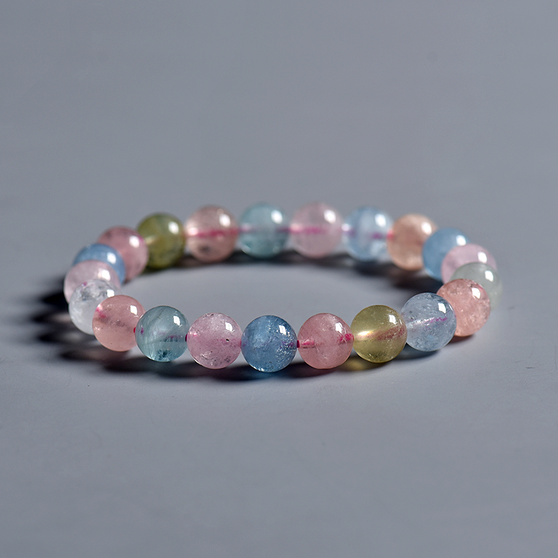 9.2mm摩根石单圈手串-红掌柜