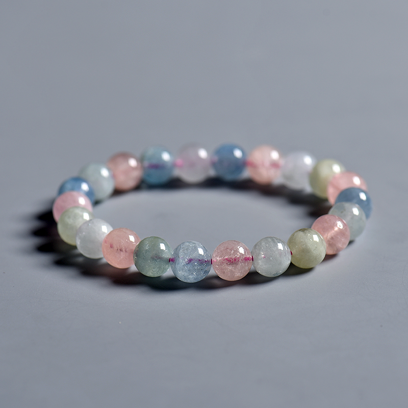 8.8mm摩根石单圈手串-红掌柜