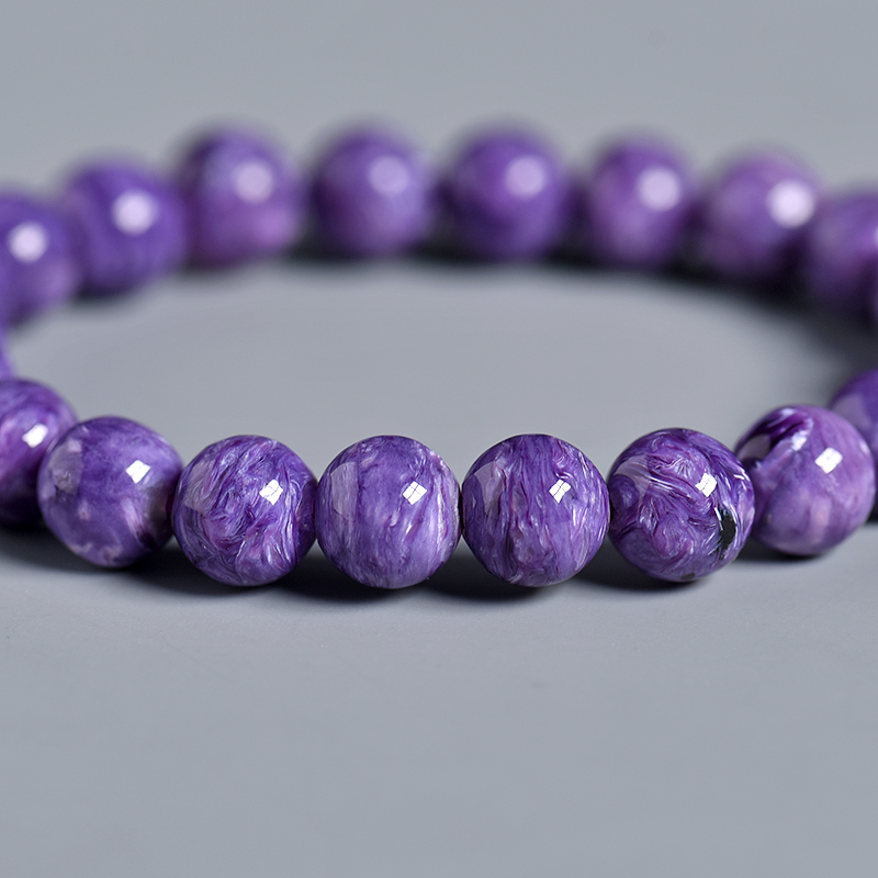 紫龙晶单圈手串-红掌柜